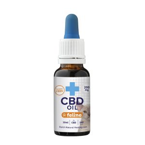 CBD olie voor katten 2% met zalmolie - 10ml (zonder terpenen)