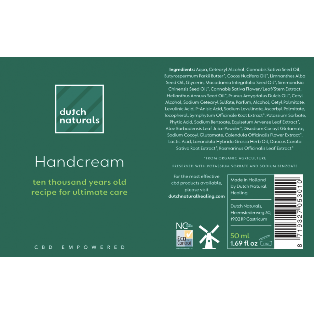 CBD Handcreme 50ml - 125mg – Bild 2